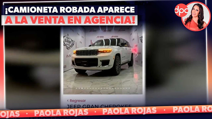 Camioneta robada en el Estado de México aparece en una agencia de Puebla | DPC Paola Rojas