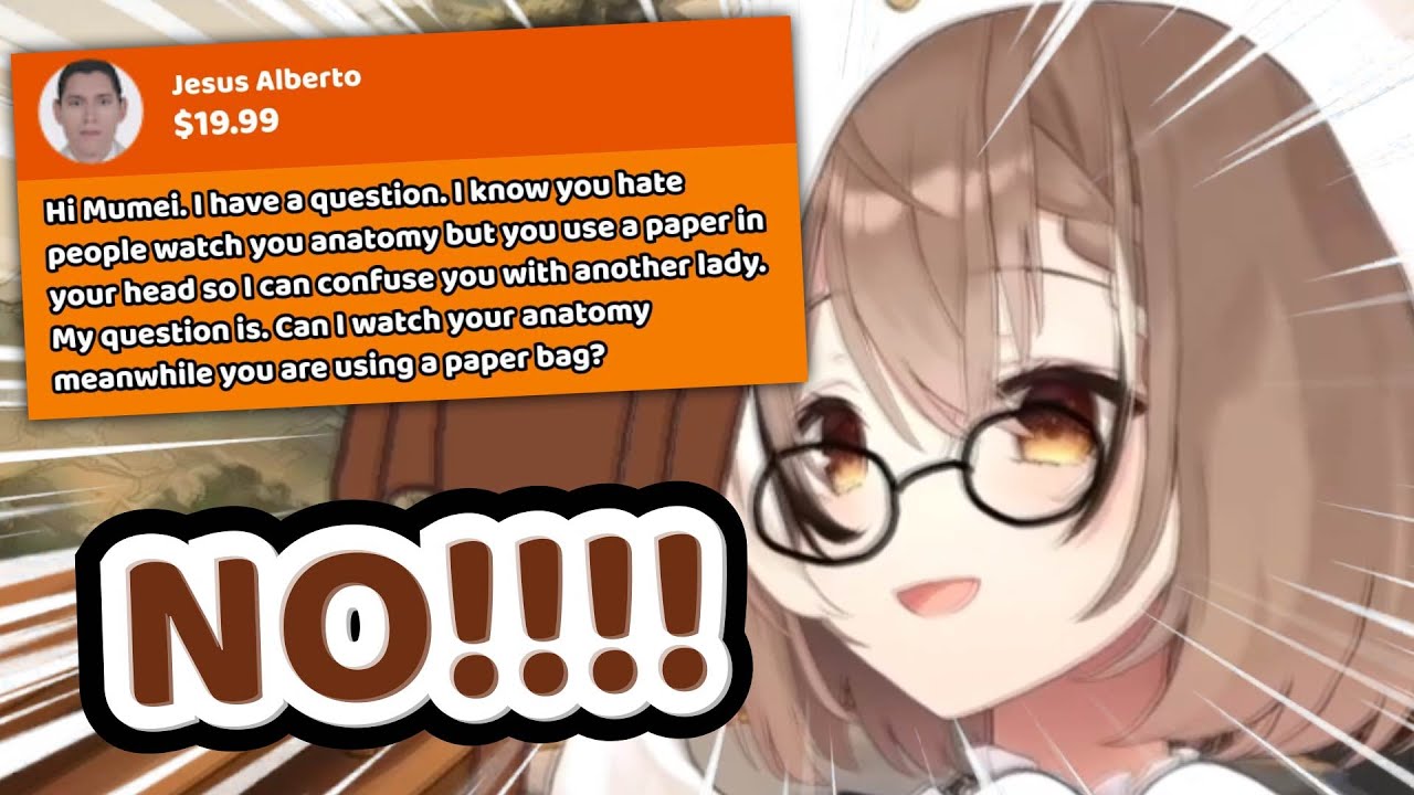 Mumei's Reaction When Someone Asked To Watch Her Anatomy