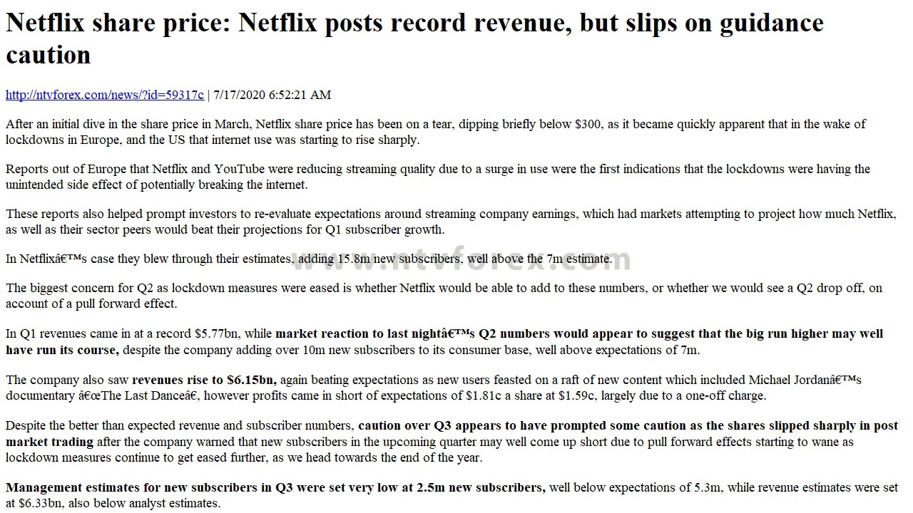 Netflix adds 7.7M subscribers, beats forecast; CEO Reed Hastings ...