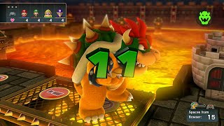 Mario Party 10 Bowser Party - Mario vs Luigi vs Wario vs Waluigi vs Bowser - Chaos Castle
