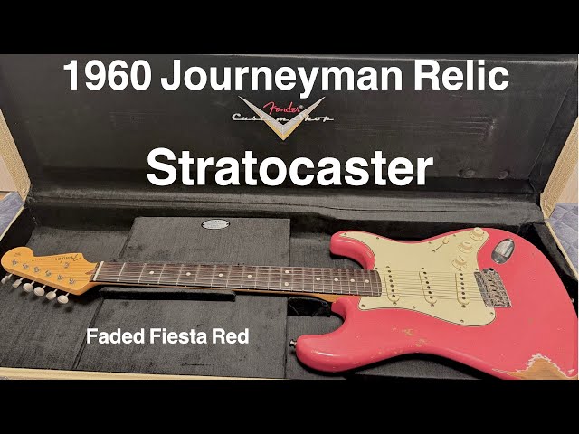 Fender 1960 stratocaster Faded Fiesta Red 2022年製 - YouTube