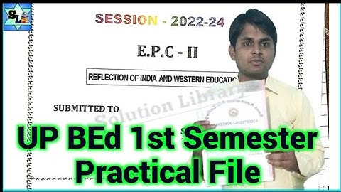 MGKVP B.Ed 1st Semester Practical File Download Link