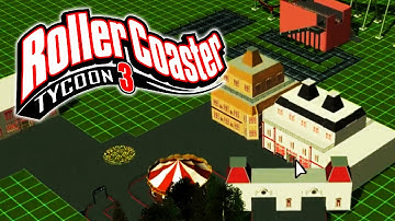 Roller Coaster Tycoon 3 | Building a New Park With Custom Scenery and Time Lapse