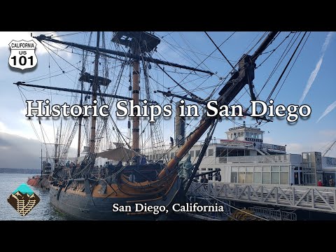 Video: Museum Ships at Maritime Museum sa LA
