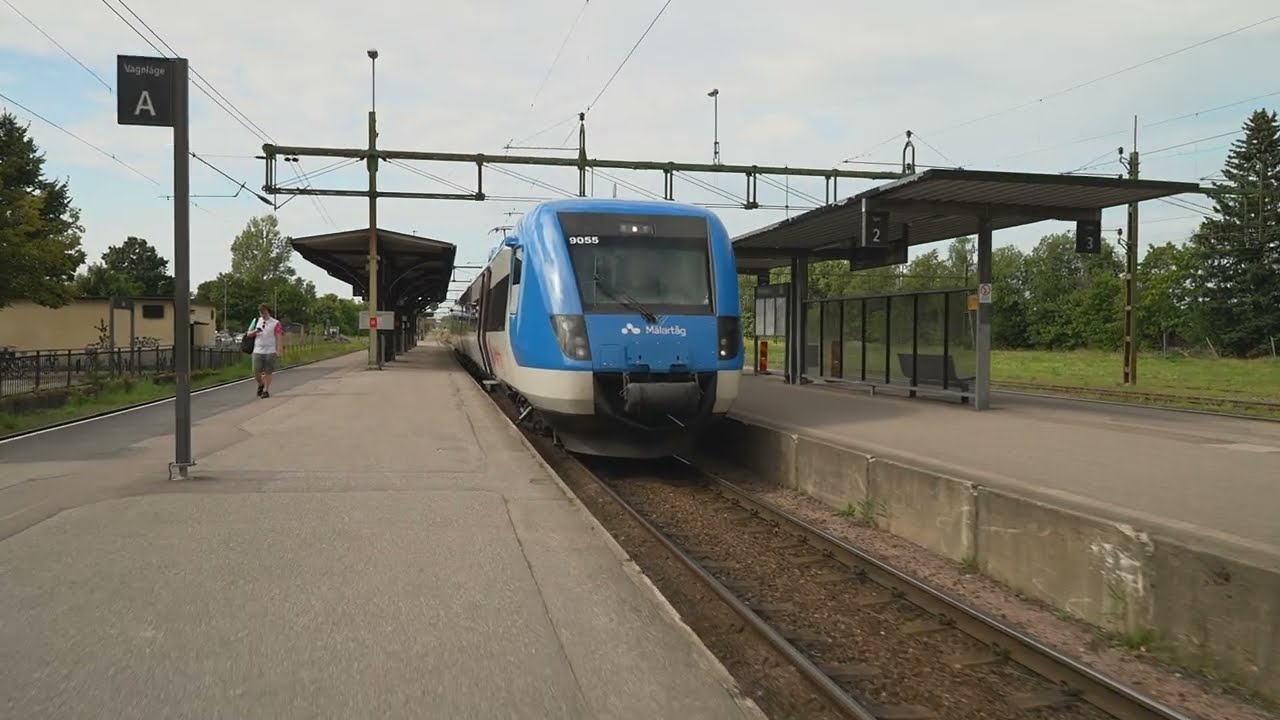 Sweden, train ride from Sala to Uppsala