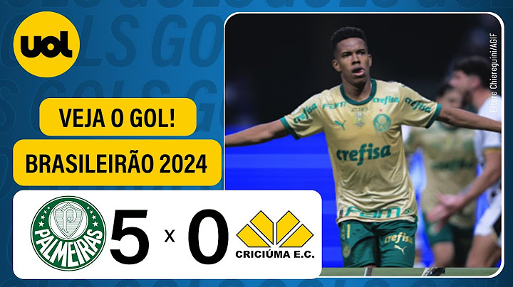 PALMEIRAS 5 X 0 CRICIÚMA - BRASILEIRÃO 2024; VEJA OS GOLS
