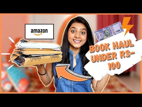 Amazon BOOK HAUL under Rs-100🤑 [UNBOXING BOOKS India📚]Wisewithgrace