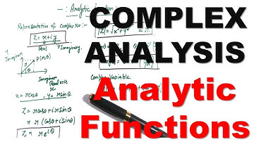 COMPLEX ANALYSIS-1, ANALYTIC FUNCTION AND CAUCHY-REMANN EQUATION.
