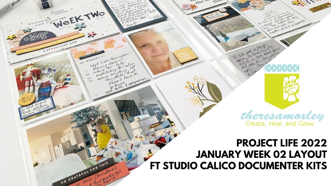 2022 Project Life Week 02 ft Studio Calico Documenter Kits - YouTube