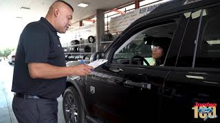 Jordan Ford Quick Lane Check-In with Juan