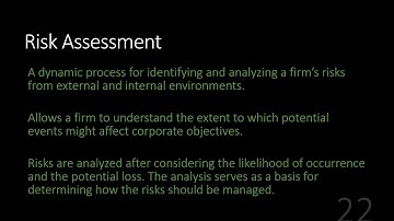 COSO 2.0 internal control framework