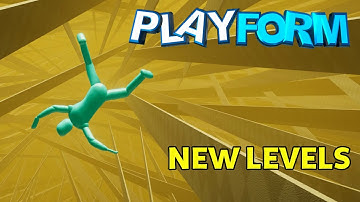 PlayForm: Human Dynamics - Update 11 - New Sandbox Levels, Ramp, Pit, Drop, Stairs, and Green Screen
