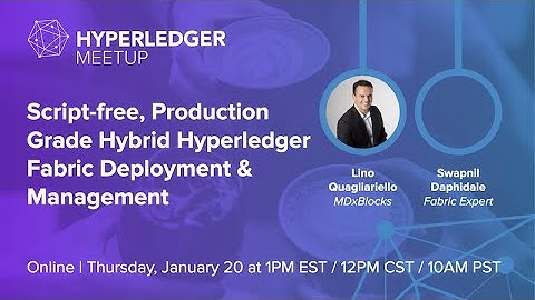 Script-free, Production-Grade Hybrid Hyperledger Fabric Deployment & Management