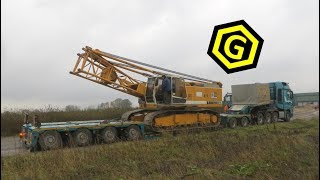 Aufbau Liebherr Seilbagger HS853 im Zeitraffer / Timelapse - Assembling a Liebherr Dragline