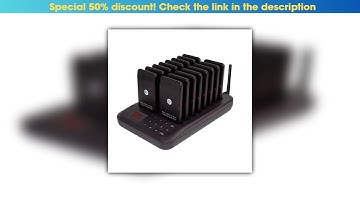 Flash Sale Wireless Calling System Buzzer Restaurant 16 Pager Receiver Vibration 4 Modes With 1 Key