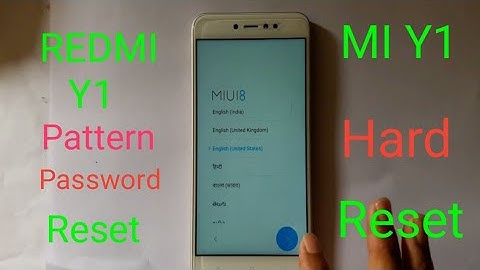 redmi xiami mi Y1 hard reset with pattern by happy for you