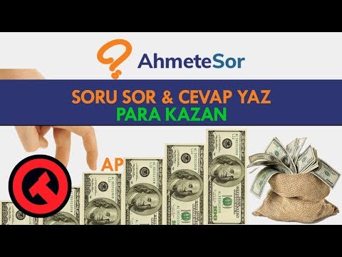 Soru Sor - Cevap Ver & Para Kazan - AhmeteSor / Bol Ap'li para kazanma yolları