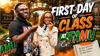 Full FDOC AT FAMU WAS CRAZY 😭🧡💚 | First Day of Classes Vlog News