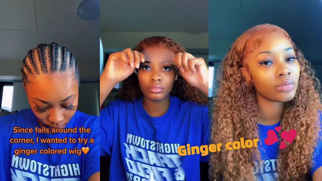 Fall LaceFront: Ginger Orange Curls |FT. Incolorwig