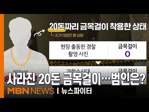 '사라진 금목걸이' 도난 현장엔 검시조사관과 경찰들뿐…범인은?- 김명준의 뉴스파이터