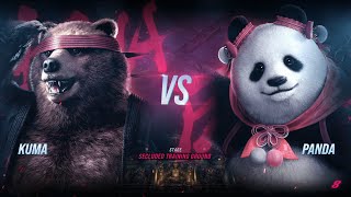 TEKKEN 8 || PANDA VS KUMA || 4K FIGHT GAMEPLAY