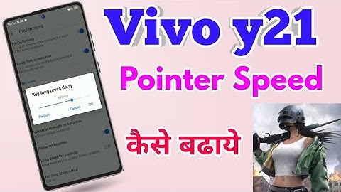 How To Increase Pointer Speed in Vivo y21 | Vivo y21 Pointer Speed Setting