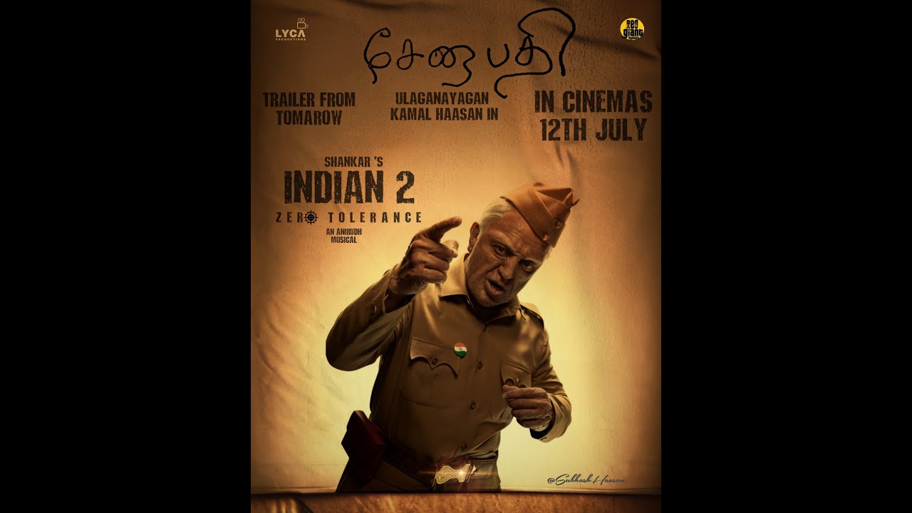 Indian 2 Motion poster  | Kamal Haasan | Shankar | Anirudh | Subaskaran |