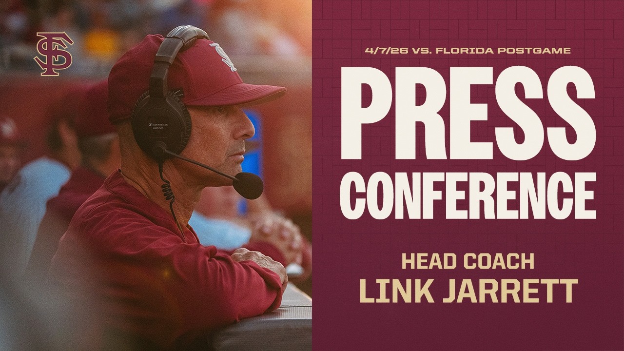 Image related to FSU Baseball | HC Link Jarrett Postgame Press Conference (4/7/26 vs. Florida)