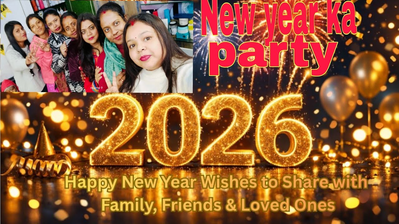 Happy new year party parlour main 🎆🎊
