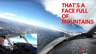 Mountain Flying - Denver to Salt Lake in a Private jet