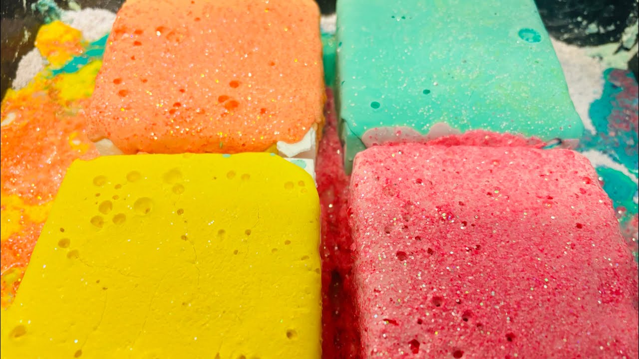 @asmr_world1197 chalk 2. cornstarch topped fresh crispy and soft gym ...