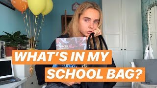 ЧТО В МОЕЙ ШКОЛЬНОЙ СУМКЕ? // WHAT&#39;S IN MY SCHOOL BAG?