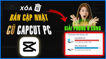 CÁCH XÓA FILE RÁC - PHIÊN BẢN CŨ  | XOÁ  PHÊN BẢN CẬP NHẬT CŨ CAPCUT PC