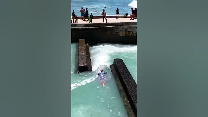 SURFER GETS SUCKED INTO STORM DRAIN #shorts - DayDayNews