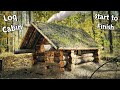 I built my cozy log abin  4 months of building in 40 minutes from start to finish