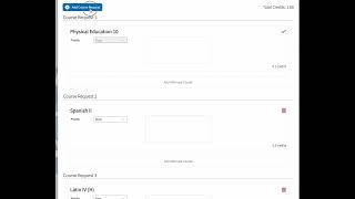 Adding an Alternate Course Request in the Student Portal Training Video
