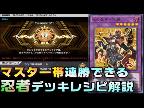 遊戯王 - 本格構築 【忍者】デッキ メイン&amp;EX15&amp;二重スリーブ 遊戯王 - 新規構築【忍者デッキ】メイン＆EX15枚＆スリーブ