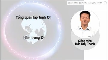 Tự học lập trình C# tại nhà. Bài 08: Hàm trong C#
