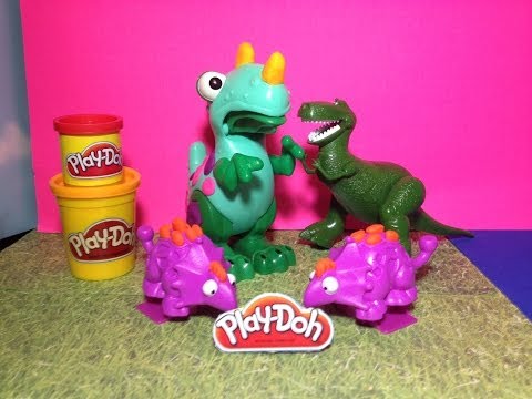 dinosaur play dough set