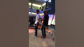 Mc Hammer Teaches The Winner Of Auction to Dance