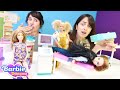 Barbie güzellik merkezi açıyor! Sevcan ve Ümit ile Barbie videoları!