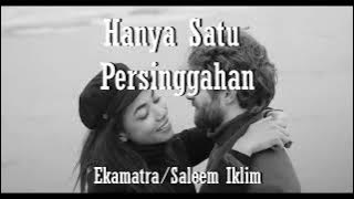 HANYA SATU PERSINGGAHAN Lirik || Cover by Els Warouw