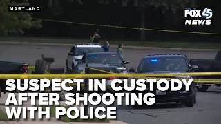 Suspect injured, in custody after police-involved shooting in Abingdon