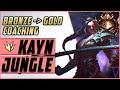 Bronze Kayn Jungle In-depth Coaching - Climb To Gold! | League of Legends Jungle Guide