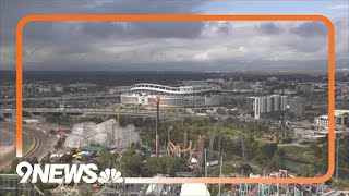 Cloudy Monday in Denver as first snow falls in Colorado's High Country