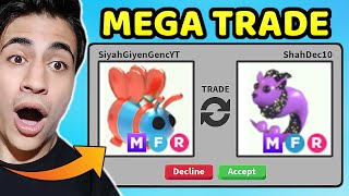 MEGA NEON QUEEN BEE TRADE  Mega Pet Verdi ( Roblox Adopt Me )