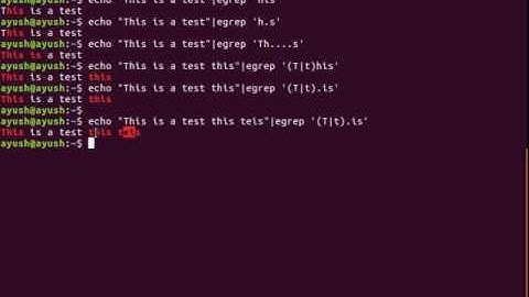 Regular Expression | RegEx | Unix |  Programming Tutorial