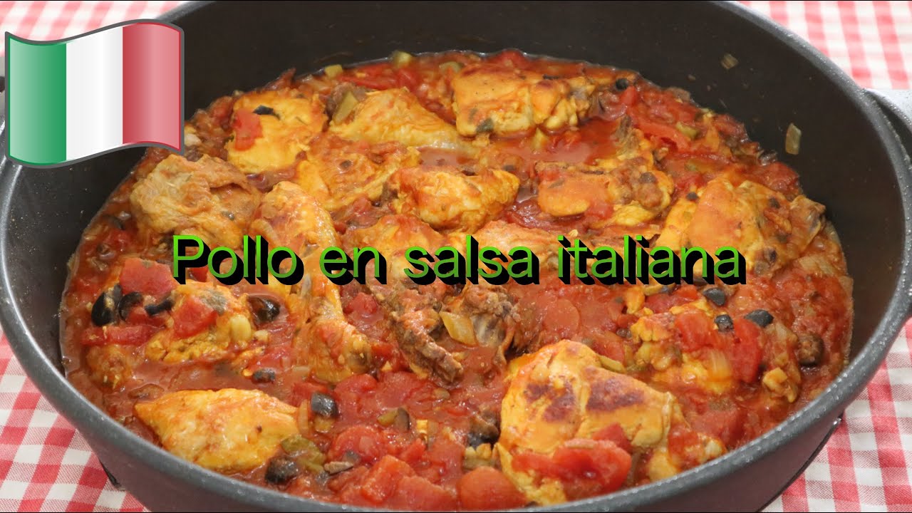 Pollo en salsa Italiana | Una Receta tradicional de la Abuela - YouTube