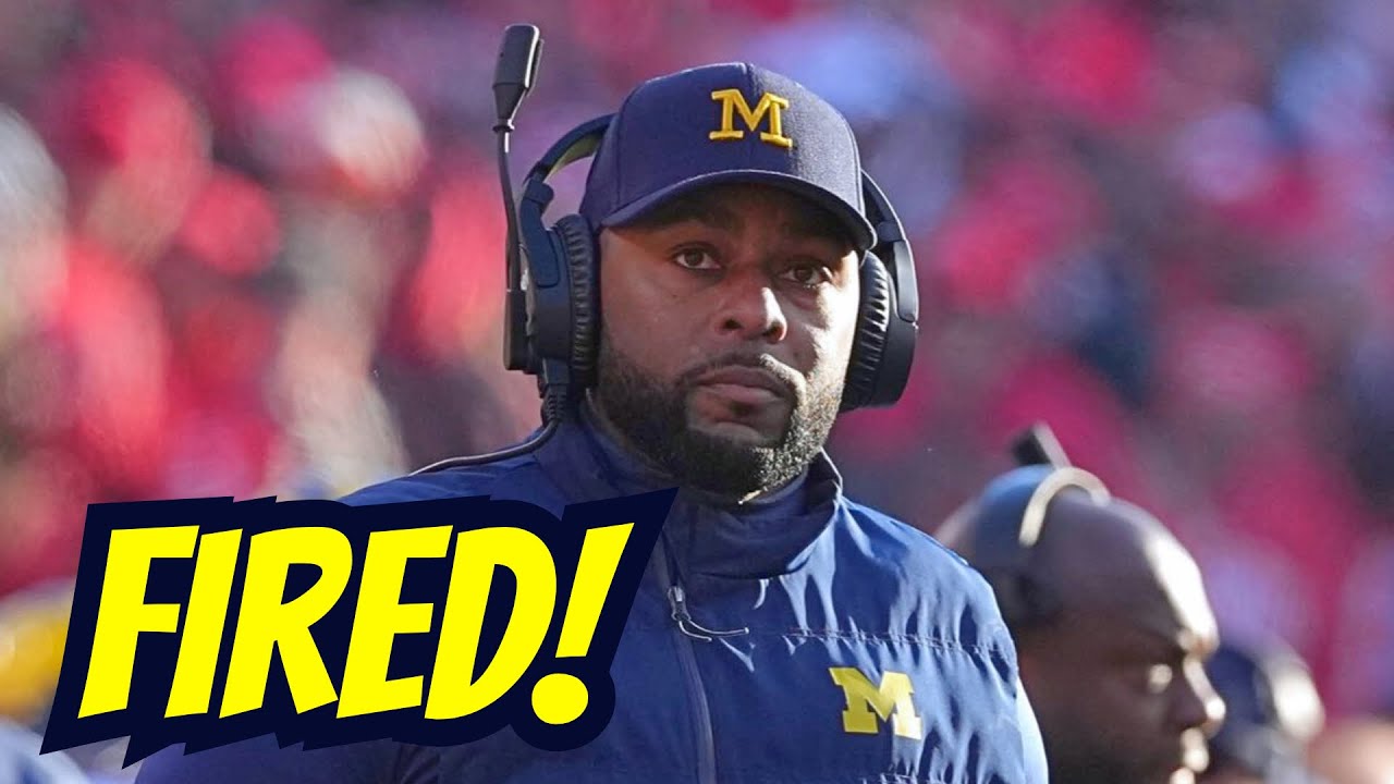 BREAKING: Michigan Fires Sherrone Moore For Cause - YouTube