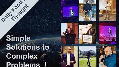 Simple Solutions to Complex Problems #simplesolution #complexproblems #life #lifehacks #OccamsRazor